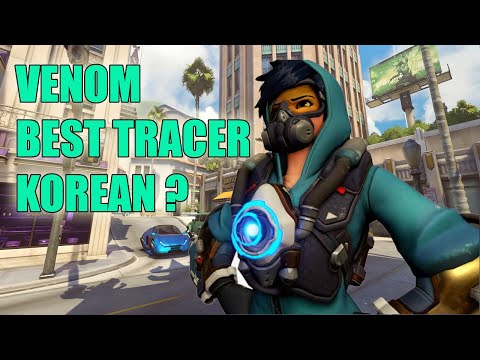 VENOM BEST TRACER KOREAN ? TOP 500 TRACER OVERWATCH GAMEPLAY SEASON 24