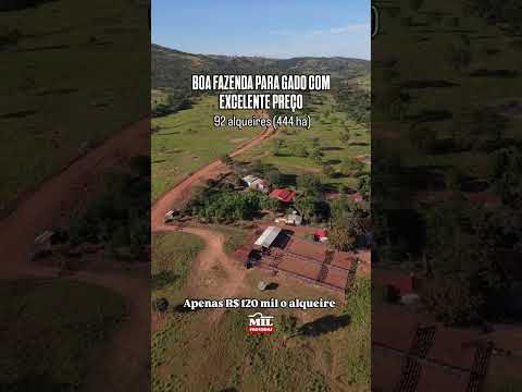 Fazenda montada para pecuária em Amaralina - GO | Dupla aptidão #fazendaavenda #agro
