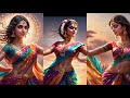 4K AI ART Indian Fashion Showcase Emma089 Pixcelvibe Lookbook Model Fashion Aiart Vertical