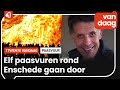 Elf paasvuren rond Enschede gaan door: Boakenmeister Henk Jan bouwt in Twekkelo
