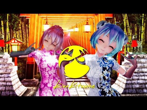 ≡MMD≡ MikuxLuka - キスキツネ/Kiss kitsune [4KUHD60FPS]