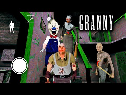 Granny vs Ice Scream vs Grandpa vs Evil Nun vs Mr.Meat! Funny moments!