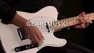 Video thumbnail for Fender Standard Telecaster, Arctic White | Demonstration by Gear4music Guitars