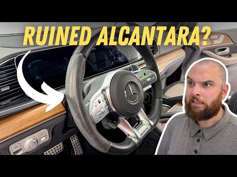Restoring A Filthy Alcantara Steering Wheel Back To New!