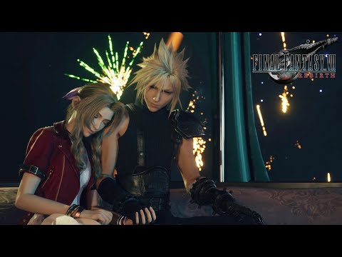 "Cloud and Aerith Skywheel date" Cutscene - Final Fantasy VII Rebirth