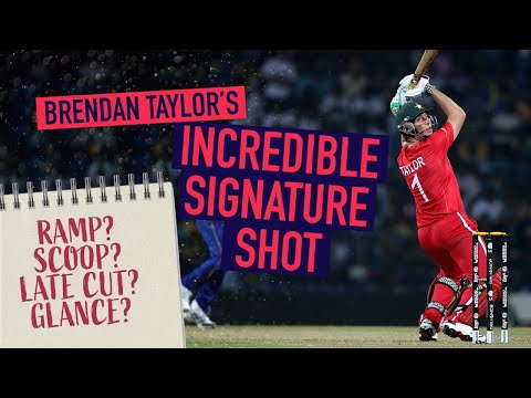 Brendan Taylor's signature shot