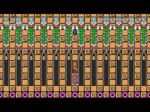 Cool Gimmick: Sprouting Blasters by Andrew2121 - SUPER MARIO MAKER - NO COMMENTARY 1bi