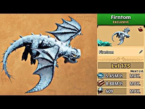FIRNTOM MAX LEVEL 175 TITAN MODE - NEW EXCLUSIVE SNOW WRAITH - Dragons: Rise of Berk