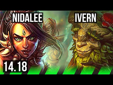 NIDALEE vs IVERN (JGL) | 10/0/5, 71% winrate, Legendary | EUW Grandmaster | 14.18