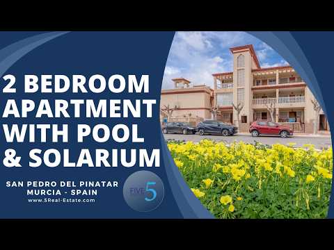 €135.000 - FANTASTIC 2 BEDROOM 1 BATHROOM TOP FLOOR APARTMENT WITH COMMUNAL POOL & SOLARIUM