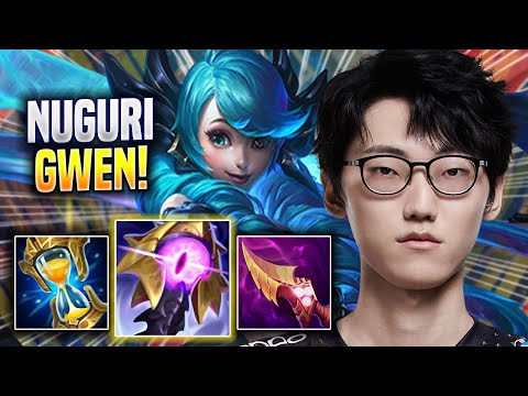 NUGURI IS SO GOOD WITH GWEN! - DK Nuguri Plays Gwen TOP vs Zed! | Season 2022