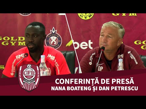 Pyunik - CFR Cluj | Conferință de presă Nana Boateng și Dan Petrescu