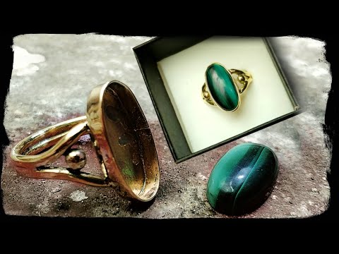 Easiest Elegant Golden Brass Ring Making