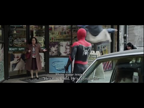 Spider-Man Stops Thief - No Way Home Scene (Harry Holland Cameo) - Fun Stuff Version