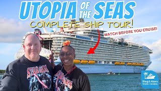 UTOPIA OF THE SEAS FULL WALKTHROUGH SHIP TOUR  4K