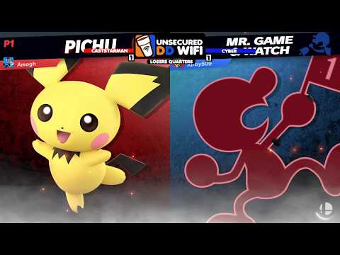 [UDDW #3] Losers Quarters: Caststarman (Pichu) vs. Cyber (Mr. Game & Watch)
