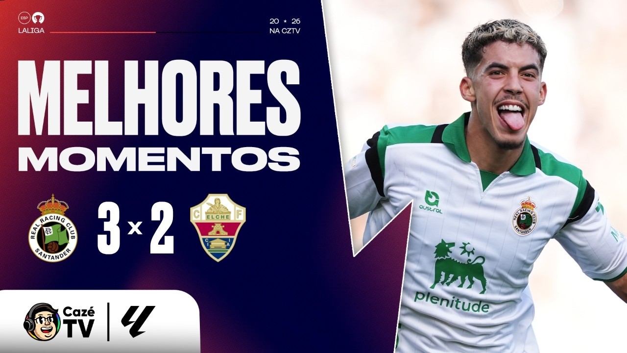 MELHORES MOMENTOS: RACING CLUB 3 X 2 ELCHE | LALIGA 26/27 | 3ª RODADA