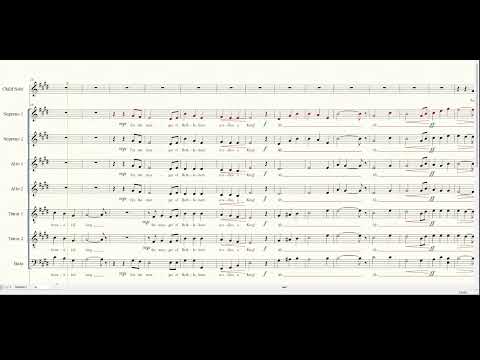 Soprano 1 - The Manger of Bethlehem - Gardner