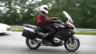 preview picture of video 'BMW R1200RT Doing Some Slab Work'