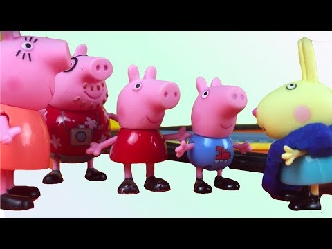 Day Out With Peppa Pig Train - Part 1 of 6 🐽  Peppa Pig and Family Train Toy Adventure 🐽🐽🐽 Video