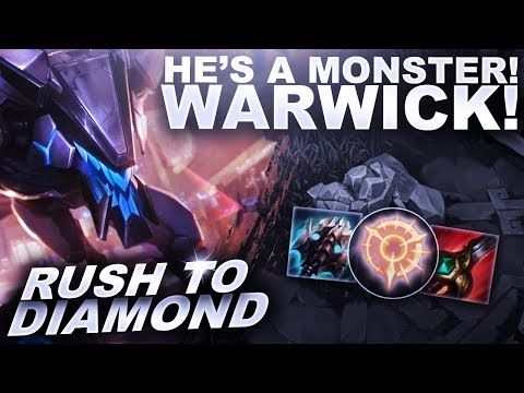 WARWICK IS A MONSTER JUNGLER! - Rush to Diamond | League of Legends