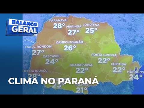 Clima no paraná e cascavel