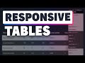 How To Create A Responsive HTML Table