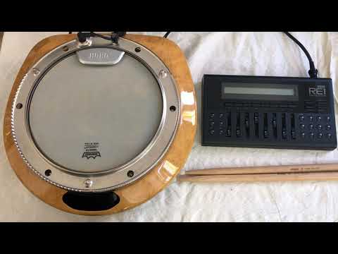 Korg WD1 Wavedrum 1994 - Natural / Silver image 11