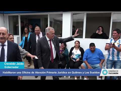 Habilitaron una Oficina de Atención Primaria Jurídica en Quilmes y Los Sueldos