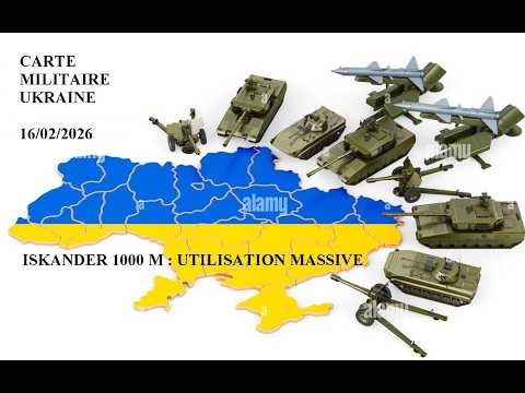 CARTE MILITAIRE UKRAINE. Nouveau missile Iskander 1000 M. Nombreux assauts Ukrainiens soudains