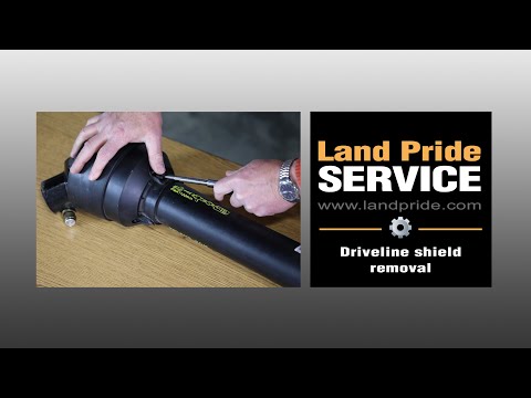 Driveline Shielding Removal | Land Pride Service