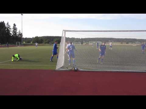 TPK2 scoring their 1-0 goal against FC Ruskon Pallo