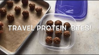 Easy Travel Snack Recipe: Protein Bites