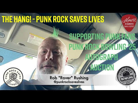 Punk Rock Saves Lives co-founder Rob Rushing discussing the nonprofit's work