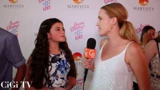 Eva Bella Talks Playing Young Elsa in Frozen AND \