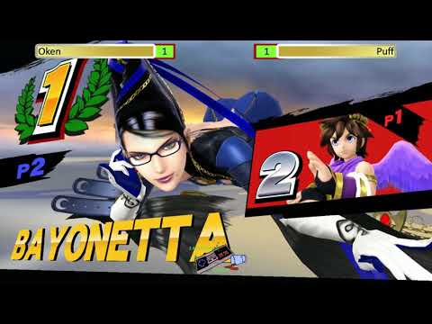 Smash 4 ~ Oken (Pit) vs  Puff (Bayonetta)