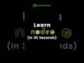Learn Node Js In 30 Seconds Shorts Nodejs
