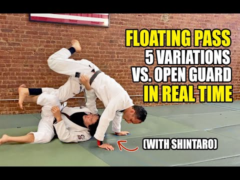 Floating Pass (BJJ): 5 Variations for Passing Butterfly Guard (in Real Time with Shintaro Higashi)
