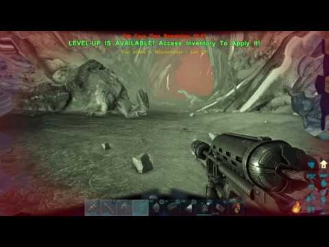 ARK Survival Evolved: FIGHTING DEEP INTO THE TEK CAVE then failing hilariously!