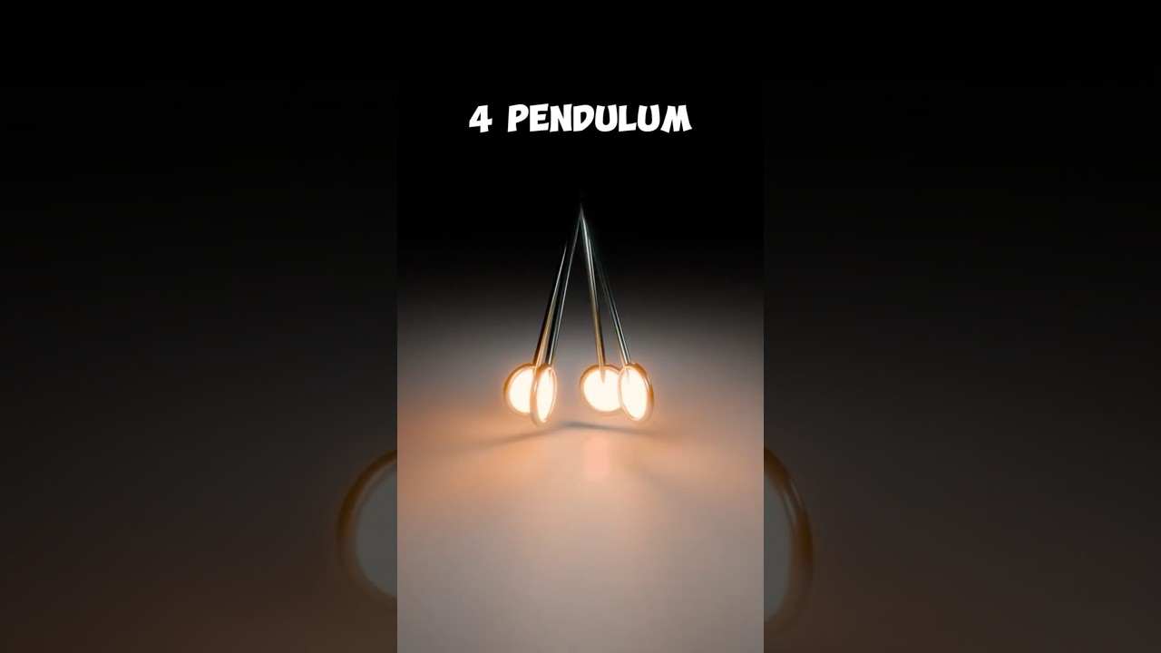 Blender 3D Pendulum Loop Animation #youtubeshorts #blender #loop #animation #3d #satisfying #shorts