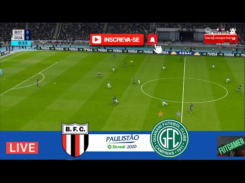 🔴 AO VIVO BOTAFOGO SP X  GUARANI | CAMPEONATO PAULISTA-  GUARANI X BOTAFOGO SP - PES 2021