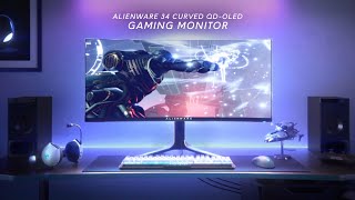 Video 0 of Product Dell Alienware AW3423DW 34" UW-QHD Curved Ultra-Wide QD-OLED Gaming Monitor (2022)