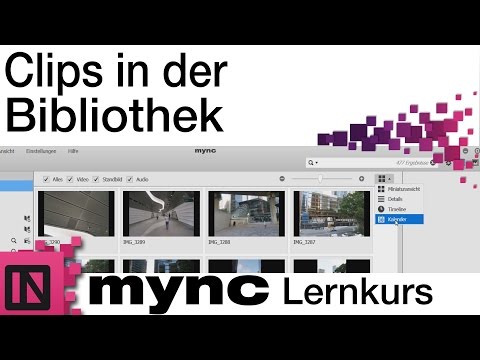 Mync Lernkurs - Clips in der Bibliothek
