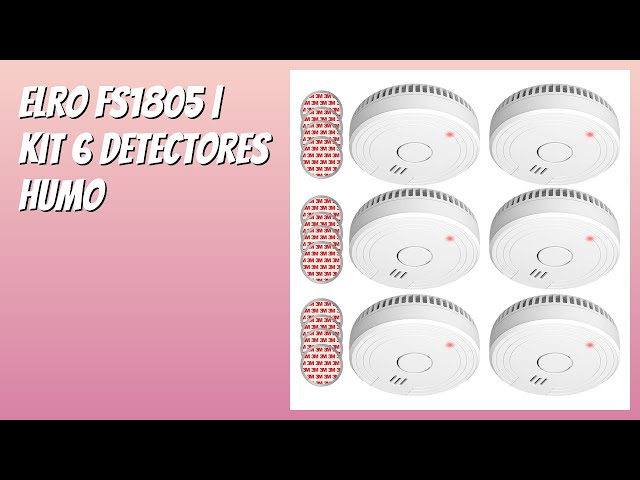 Vídeo relacionado con ELRO FS1801 - Detector de Humo - Conforme a la Norma Europea EN14604-10 Unidades