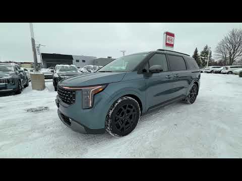 2026 Kia Carnival SX FWD in Blue for sale at Clarington Kia in Bowmanville, ON