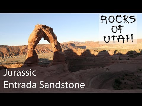 Jurassic Entrada Sandstone - The Rocks of Utah