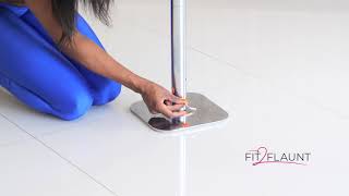 How to put  your Fit 2 Flaunt Dance Pole on Spin Mode