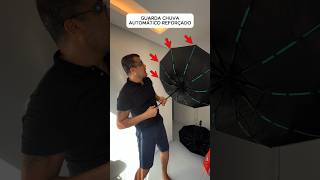 O mais novo guarda chuva automático com 50 HASTES reforçado com fechamento de catraca