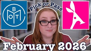 February 2026 Pick or Pass: Aardvark vs. Book of the Month Book Subscriptions