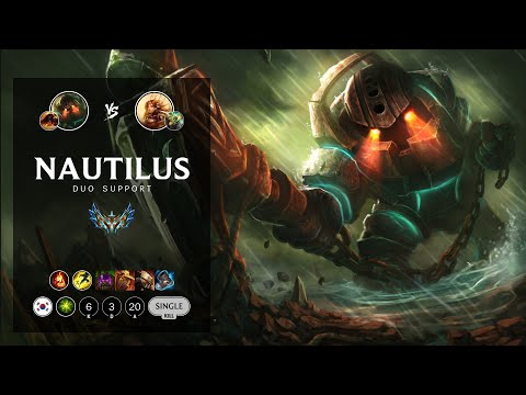 Nautilus Support vs Leona - KR Challenger Patch 12.13